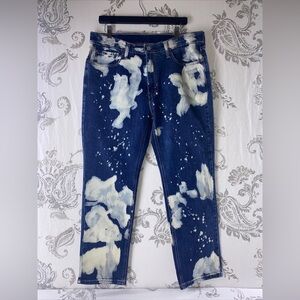 Levi's 541 Jeans Men's 34×29 
Straight Tie-Dye Stretch Bleached
Acid Wash